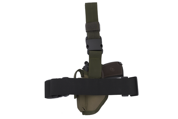 Кобура ПМ стегновий тактична (oxford 600d, олива хакі) MAS | Зображення 1