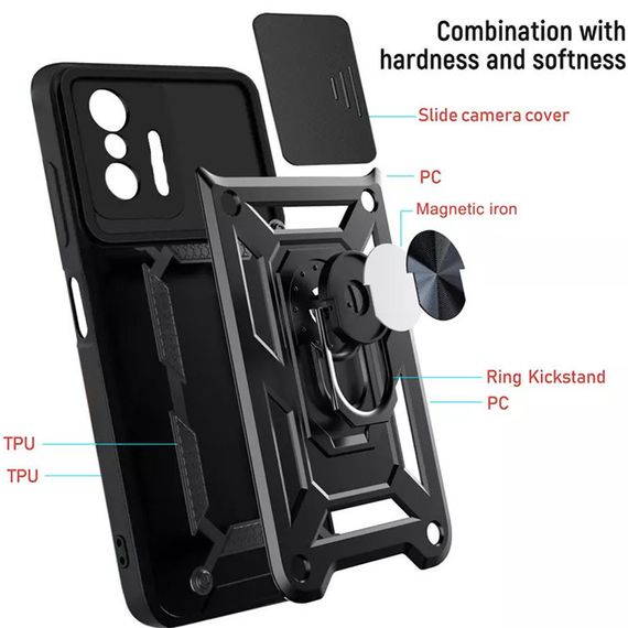 Ударостійкий чохол Camshield Serge Ring для Xiaomi 11T / 11T Pro | Зображення 1