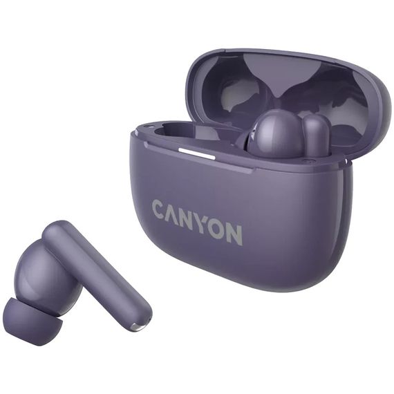 Навушники Canyon TWS-10 OnGo ANC ENC Purple (CNS-TWS10PL) | Зображення 4
