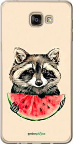 Чохол на Samsung Galaxy A9 A9000 Єнотик з кавуном "4605u-107-2448"