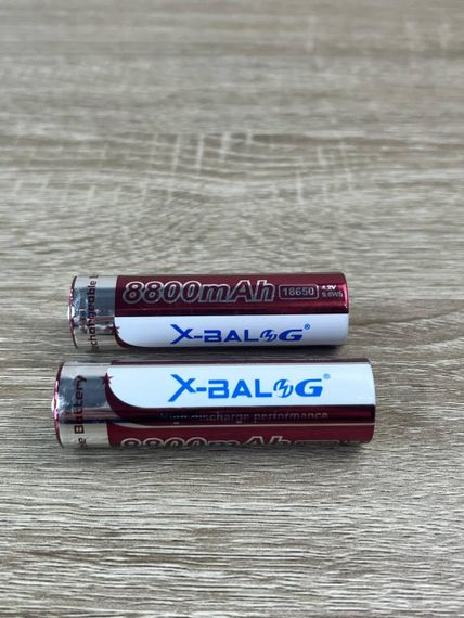 Аккумулятор 18650 X-Balog 8800mAh 4,2V Li-ion батарейка для фонариков с защитой от разряда и перезаряда | Зображення 3