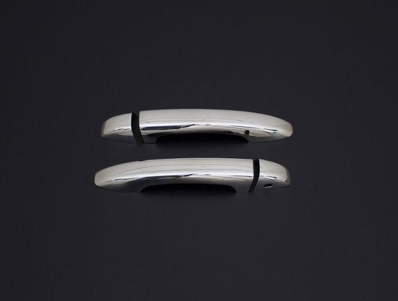 Накладки на ручки (2 шт., нерж) для Renault Clio V 2019↗ рр. | Зображення 2