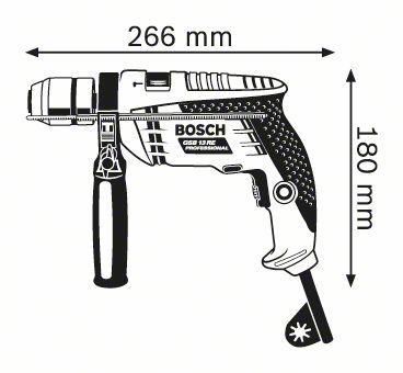 Дрель ударная Bosch GSB 13 RE (0.601.217.100) | Зображення 1