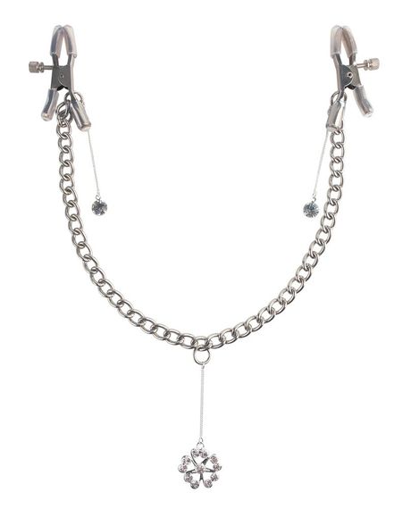 Затискачі для сосків - FFS Crystal Nipple Clamps sexstyle | Зображення 1