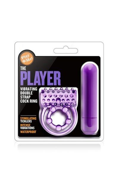 Эрекционное виброкольцо Blush PLAY WITH ME Purple sexstyle | Зображення 1