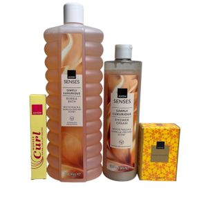 Женский набор Avon Incandessence 4в1: парфюм 30 мл + тушь 10 мл + гель для душа 500 мл + пена для ванны 500 мл подарочный