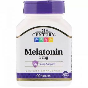 Мелатонін для сну 21st Century Melatonin 3 mg 90 Tabs