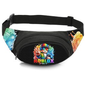 Сумка-бананка дитяча з принтом Roblox поясна сумка для хлопчика (4430)