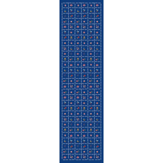 Доріжка на стіл (ранер) Мозаїка з квітів 150x40 см (DR_25F009)