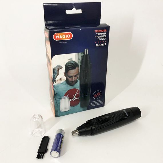 Тример MAGIO MG-917, бездротова електробритва, триммер для вусів, електробритва з насадками для бороди | Зображення 8