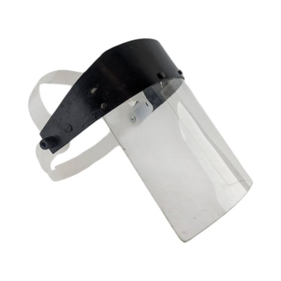 Защитный щиток НБТ с линзой 17.5 см, 3 мм, белое крепление, прозрачная маска | Зображення 1