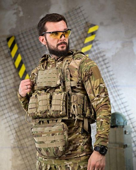 Плитоноска 4 точки швидкий скидання stragen мультикам з рюкзаком ПП 7909