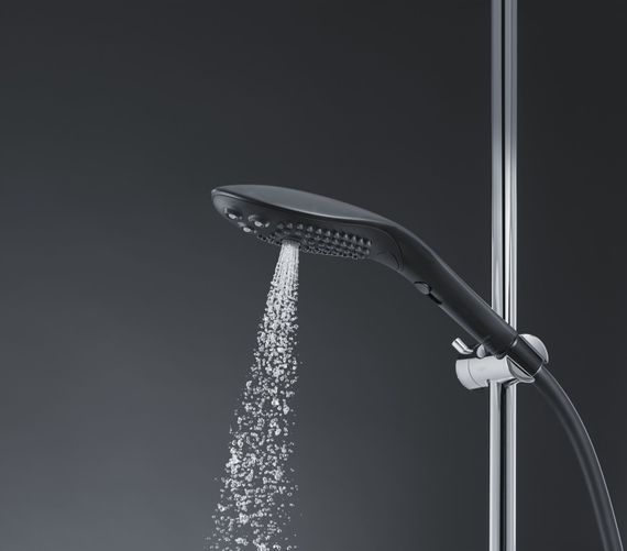 Насадка-стимулятор для душу 2в1 Womanizer Wave Black, масажер для інтимних зон | Зображення 9