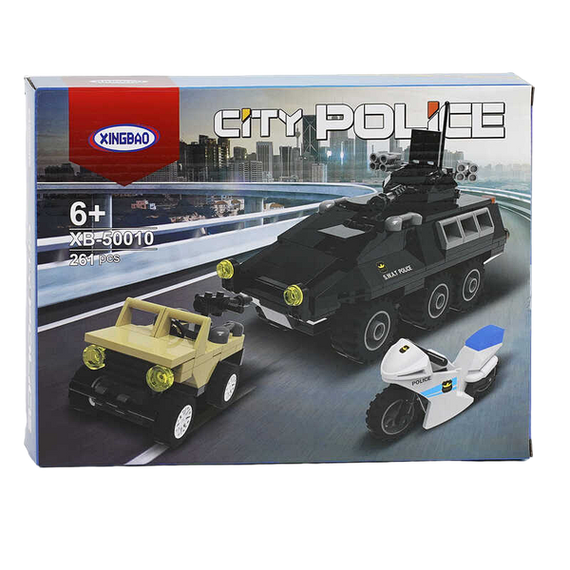 Конструктор Спецзадание City Police 261 деталь XingBao