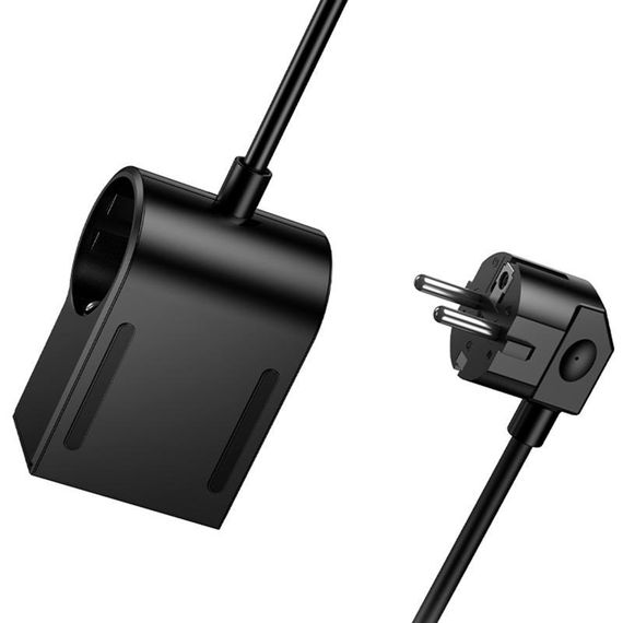 МЗП Hoco AC33 Win 1 position 30W QC+PD (1USB-A/2C/1Socket) (1.5m) Black | Зображення 4