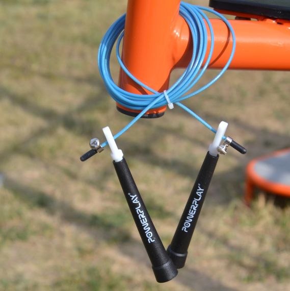 Скакалка швидкісна PowerPlay 4202 Ultra Speed Rope Бірюзова (2,9m.) | Зображення 5