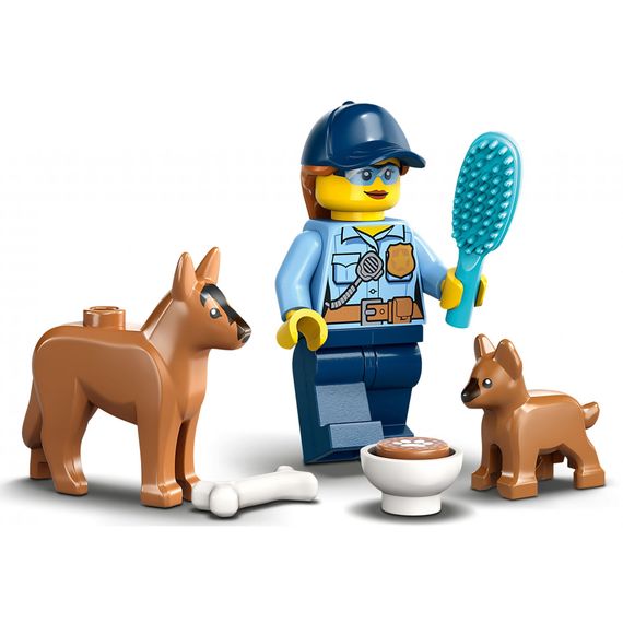 Конструктор LEGO City Мобільний майданчик для дресування поліцейських собак 197 деталей (60369) | Зображення 4
