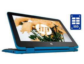 Нетбук-трансформер HP Chromebook x360 11 G3 EE / 11.6" (1366x768) TN Touch / Intel Pentium Silver N5000 (4 ядра по 1.1 - 2.7 GHz) / 8 GB DDR4 / 256 GB SSD / Intel UHD Graphics 605 / WebCam / Chrome OS б/в