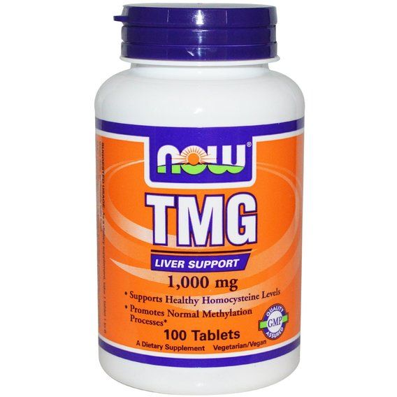 Глицин NOW Foods TMG 1000 mg 100 Tabs