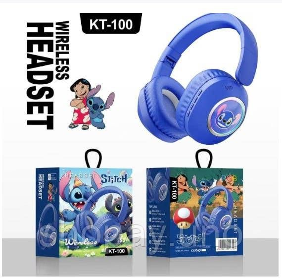 Бездротові навушники Стіч KT-100 з Bluetooth та мультяшним дизайном ∙ Навушники Стіч KT-100 для музики та дзвінків | Зображення 2