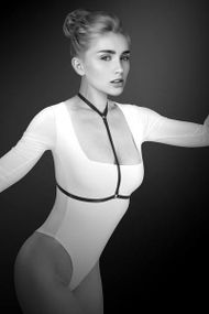 Портупея на груди Bijoux Pour Toi - PAMELA, еластичний поліестер Sex Aura