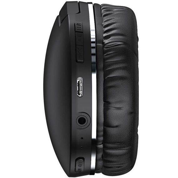 Накладні бездротові навушники Baseus Encok Wireless headphone D02 Pro (NGTD01030) Black | Зображення 3
