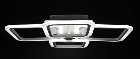 Люстра світлодіодна стельова LED світильник для квартири на стелю лед з пультом 25769 Білий 10х50х60 см. | Зображення 1