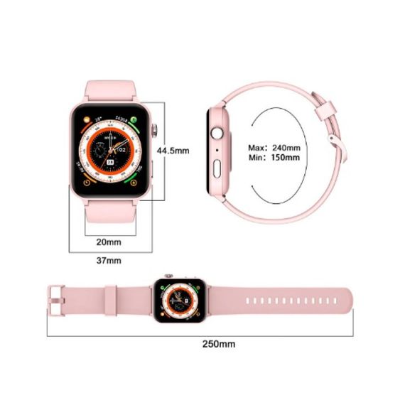 Смарт-годинник Blackview R30 Pro Pink, 1.85'', IP68, моніторинг здоров’я та спортивні режими | Зображення 2