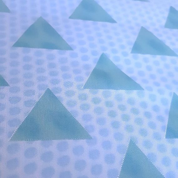 Пленка самоклеющаяся декоративная 0,45х1,5 м 3D эффект объемные треугольники | Зображення 1