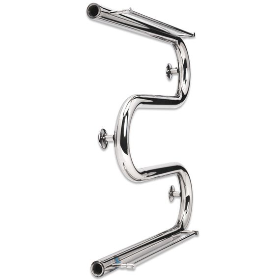 Водяна рушникосушарка Laris Змійовик 30 РС3 500 х 500 з 2-ма поличками 1/2'' | Зображення 2