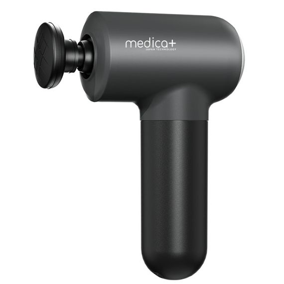 Перкуссионный ручной массажер для тела и мышц Medica+ MassHand Pro 4.0 black гарантия 1 год | Зображення 1