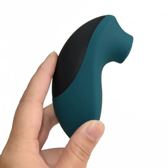 Вакуумний стимулятор для клітора Sweet Em, чорно-зелений sexstyle | Зображення 4