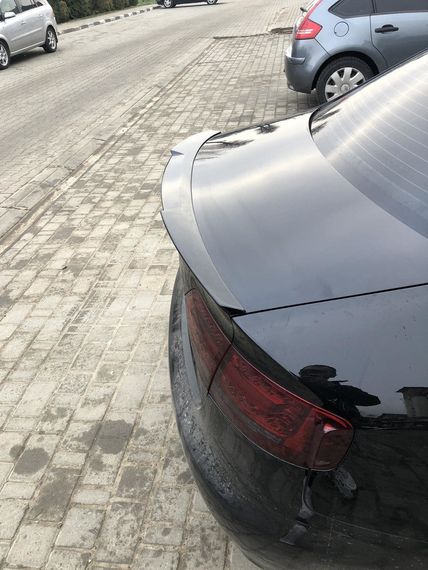 Спойлер LIP (1234 Upgrade, черный) для Audi A4 B8 2007-2015 гг. | Зображення 2