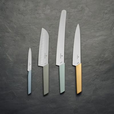 Кухонный нож Victorinox Swiss Modern Carving 19см Yellow (6.9016.198B) | Зображення 1