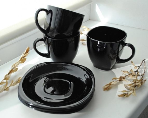 Чайний сервіз Luminarc Carine Black P4672, 12 предметів, на 6 персон | Зображення 1