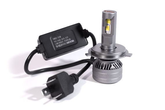 Комплект светодиодных ламп TBS Design T8 PRO H4 12-24V 110W P43t 11000lm 6000K | Зображення 3