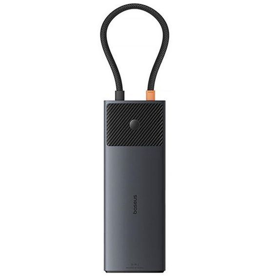 Перехідник HUB Baseus Metal Gleam II OS 10in1 Dual Display (B00061800123-01) Cosmic Black | Зображення 2