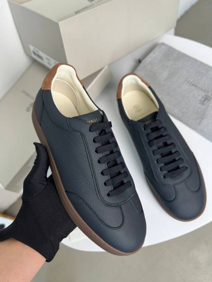 Кросівки Brunello Cucinelli Classic Dark Blue темно-сині ob431