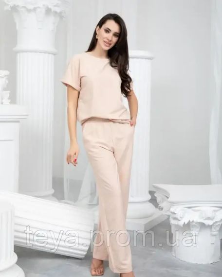 Костюм колір бежевий розмір XXL FI_003502