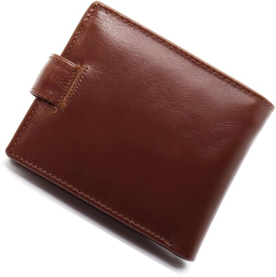 Стильне шкіряне чоловіче портмоне ST Leather В103 Коричневий | Зображення 2