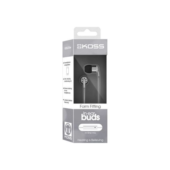 Навушники Koss KEB25iW In-Ear Mic White (189650.101) | Зображення 2