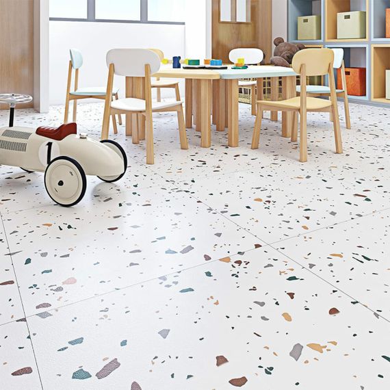 Самоклеящаяся LVT плитка 600*600*1.5mm (D) SW-00001592 | Зображення 5