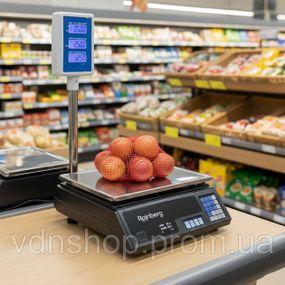 Точні електронні ваги для товарів, Настільні ваги для роботи в магазині виїзної торгівлі TU-81