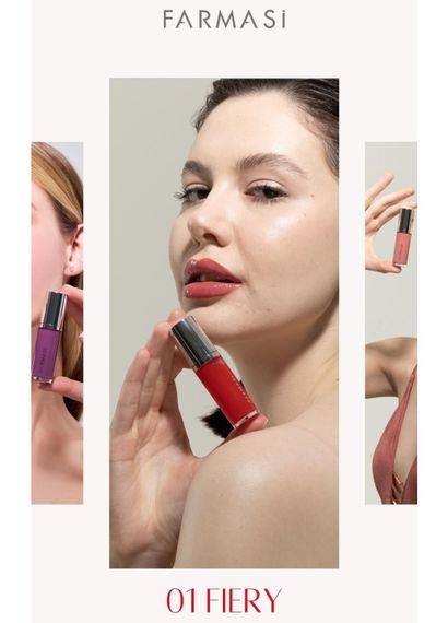 Блеск-плампер для увеличения губ Farmasi 01 Fiery 8 мл | Зображення 1