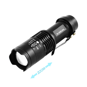 Фонарь Small Sun 8468 со светодиодом XPE, АКБ, zoom, зажим