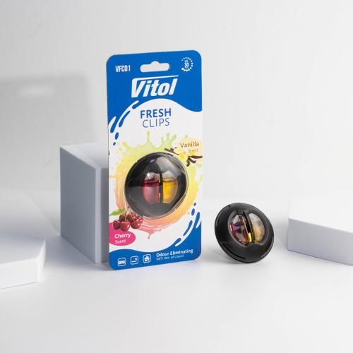 Освіжувач повітря Vitol Fresh Clips Cherry +Vanilla | Зображення 1