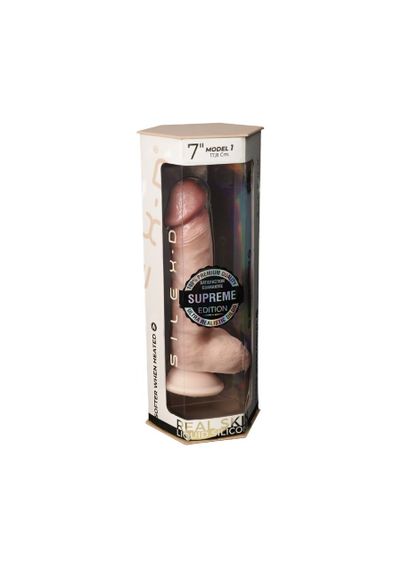 Фаллоимитатор SilexD Johnny Premium Real Skin Flesh (7in MODEL 1), ультрареалистик, диаметр 3,8 см sexstyle | Зображення 6