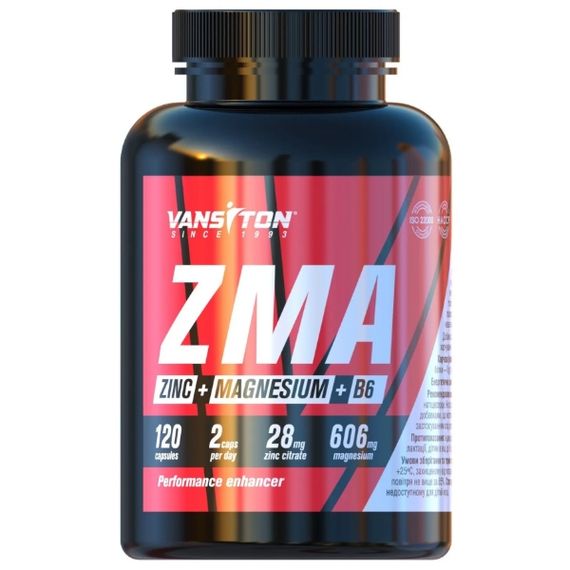 Тестостероновий бустер Vansiton ZMA 120 Caps