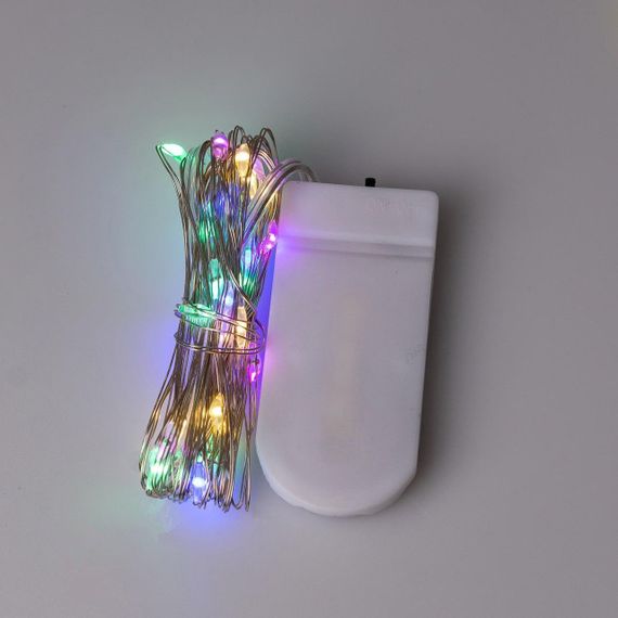Гирлянда светодиодная на батарейках GarlandoPro 30LED 3м медный провод гирлянды роса 1733017ML | Зображення 1