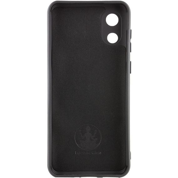 Чехол Silicone Cover Lakshmi Full Camera (A) для Samsung Galaxy A03 Core Черный / Black | Зображення 1
